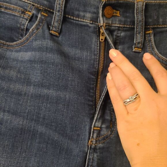 Madewell 10" High-Rise Roadtripper Supersoft Jeans in Playford Wash Size 28 - Picture 5 of 8